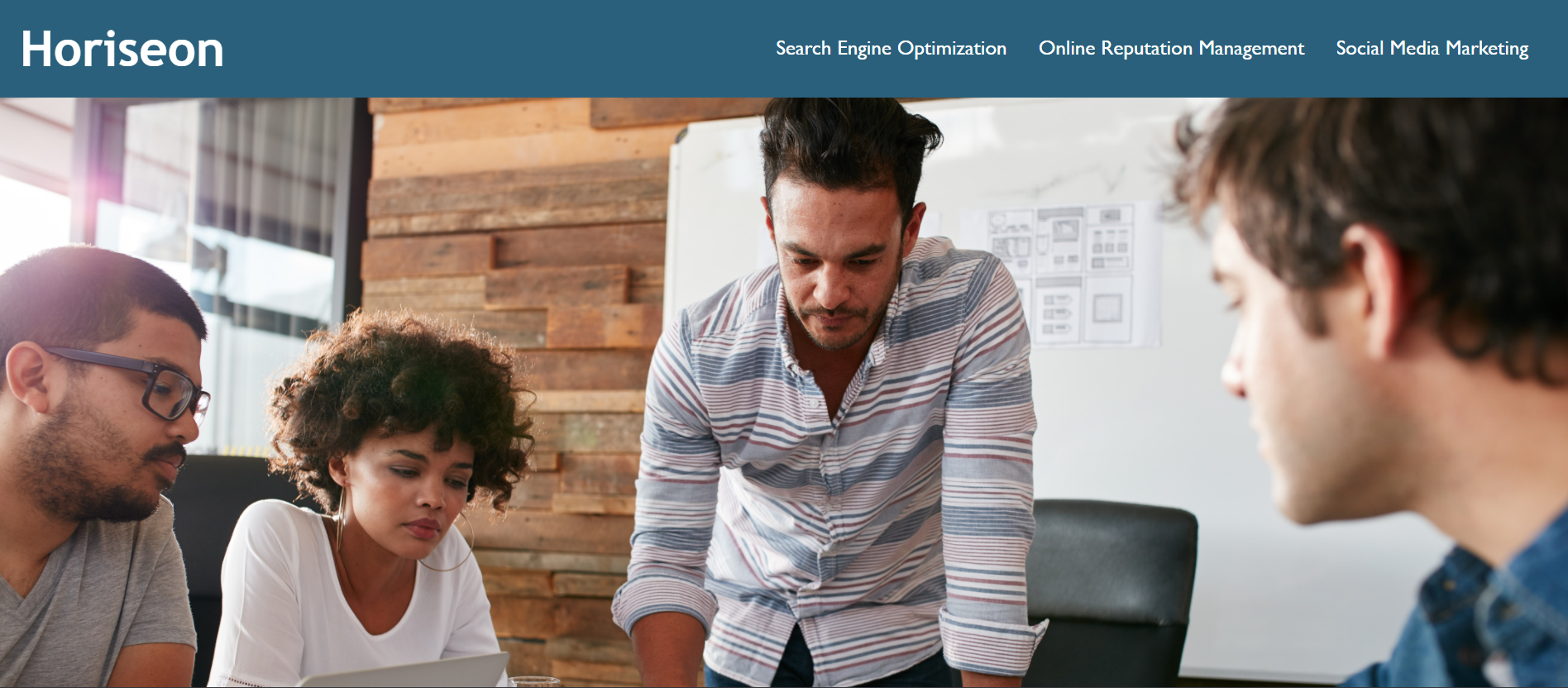 Horiseon website screenshot